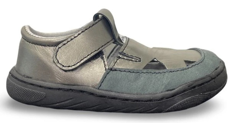 Obrázek z Pegres Barefoot SBF 51 Dětské sandály antracit 