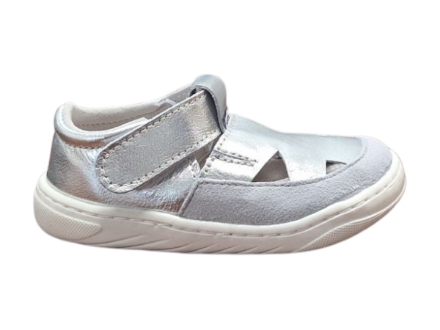 Obrázek Pegres Barefoot SBF 51 Dětské sandály stříbrné