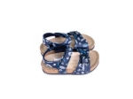 Obrázek z Dětské pantofle modré se vzorem 