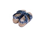 Obrázek z Dětské pantofle modré se vzorem 