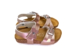 Obrázek z Dětské pantofle rose gold s motýlkem 