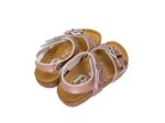 Obrázek z Dětské pantofle rose gold s motýlkem 