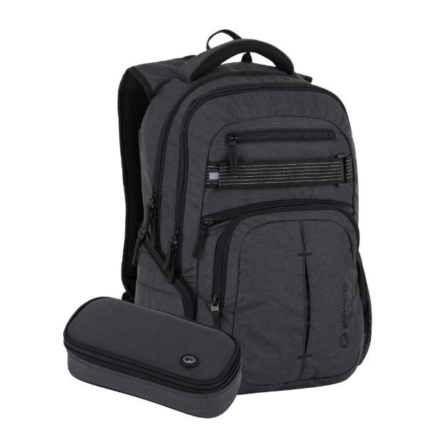Obrázek z Bagmaster SCOUT 25 A studentský set – šedý Šedá 27 l 