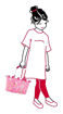 Obrázek z Reisenthel Carrybag XS Kids Abc friends pink 5 L 