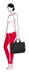 Obrázek z Reisenthel Netbookbag Black 5 L 