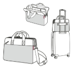 Obrázek z Reisenthel Workbag Canvas Black 13 L 