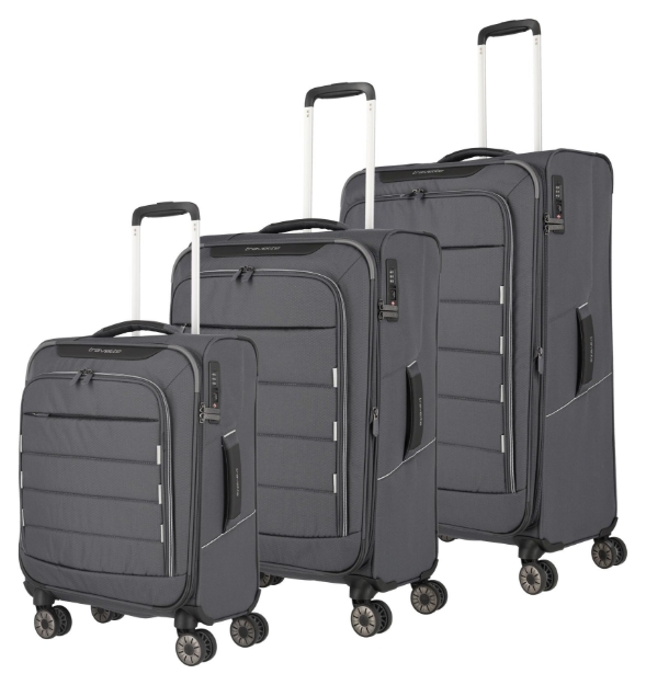 Obrázek z Travelite Skaii 4w S,M,L Anthracite S: 36 l  / 
M: 62/67 l  / 
L: 91/98 L 