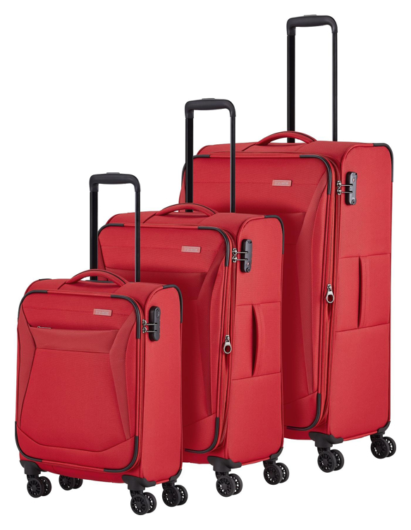 Obrázek z Travelite Chios S,M,L Red S: 34 l / 
M: 60–66 l / 
L: 90–97 L 