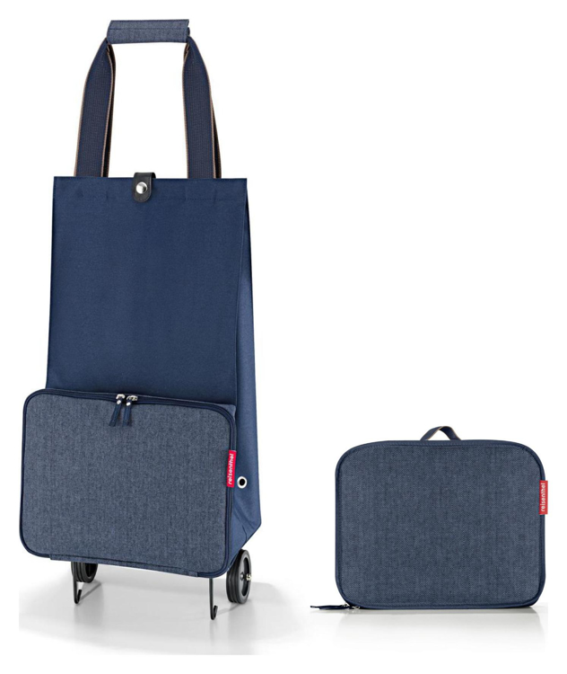 Obrázek z Reisenthel Foldabletrolley Herringbone Dark Blue 30 L 