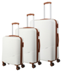 Obrázek z Travelite Bali S,M,L White/Cognac S: 34 l / 
M: 65 l / 
L: 96 L 