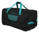 Obrázek z Travelite Basics Wheeled duffle L exp Black/petrol 98/119 L 