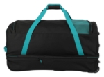 Obrázek z Travelite Basics Wheeled duffle L exp Black/petrol 98/119 L 