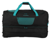 Obrázek z Travelite Basics Wheeled duffle L exp Black/petrol 98/119 L 