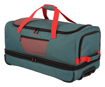 Obrázek z Travelite Basics Wheeled duffle L exp Green/orange 98/119 L 