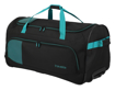 Obrázek z Travelite Basics Fresh Wheeled duffle L Black/petrol 89 L 
