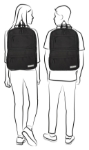 Obrázek z Enrico Benetti Aruba 62156 Black 20 L 