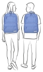 Obrázek z Enrico Benetti Aruba 62156 Jeansblue 20 L 
