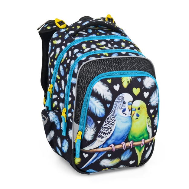 Obrázek z Bagmaster BETA 25 A školní batoh – papoušek Černá 18 l 