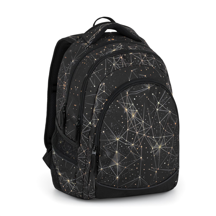 Obrázek z Bagmaster DIGITAL 25 A studentský batoh – vesmír Černá 22 l 