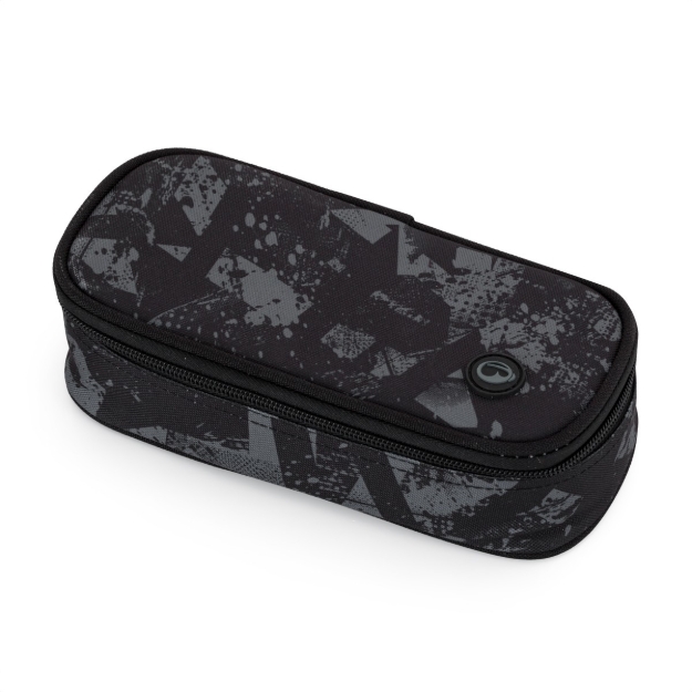 Obrázek z Bagmaster NOMAD 25 B studentský penál – černo-šedý Černá 