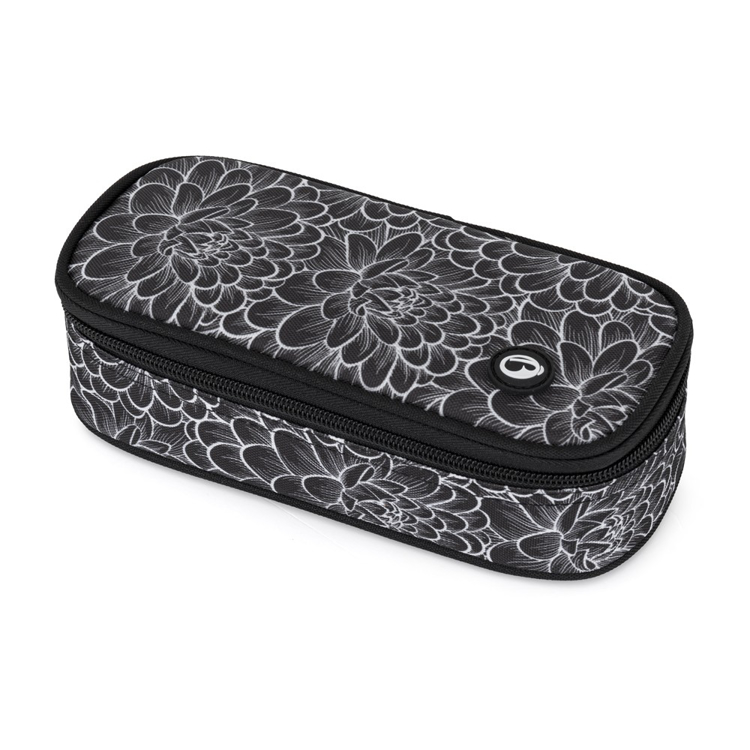 Obrázek z Bagmaster PORTO 25 A školní penál – černo-bílý Černá 