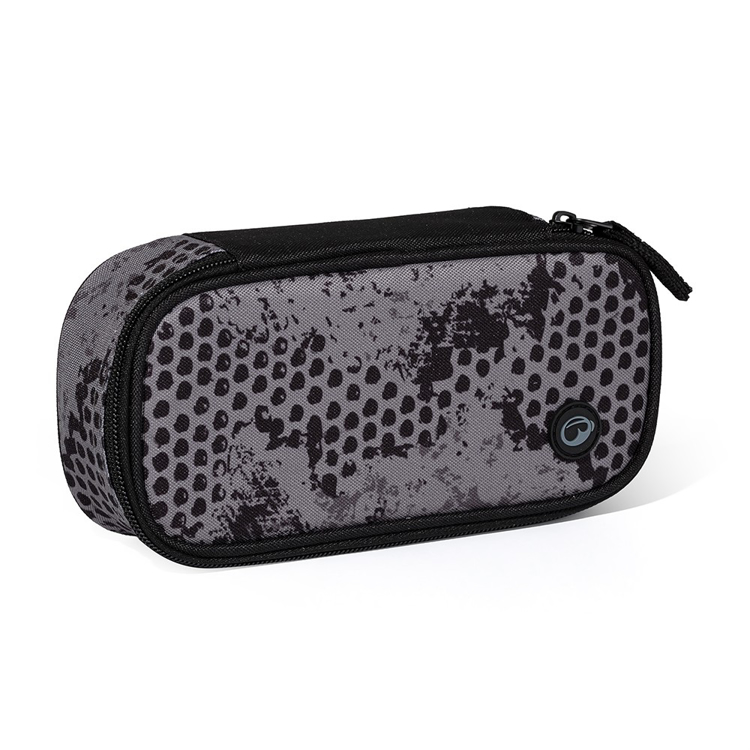 Obrázek z Bagmaster ZIPSTER 25 B studentský penál – šedý Šedá 