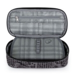 Obrázek z Bagmaster ZIPSTER 25 B studentský penál – šedý Šedá 