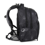 Obrázek z Bagmaster ZIPSTER 25 A studentský set – černý s bílými květy 