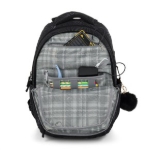 Obrázek z Bagmaster ZIPSTER 25 A studentský set – černý s bílými květy 