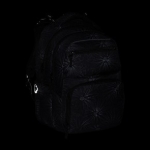 Obrázek z Bagmaster ZIPSTER 25 A studentský set – černý s bílými květy 