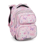 Obrázek z Bagmaster DOPI 25 A velký školní set pro prvňáčky – motýlci Růžová 18 l 