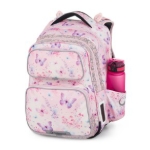 Obrázek z Bagmaster DOPI 25 A velký školní set pro prvňáčky – motýlci Růžová 18 l 