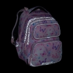 Obrázek z Bagmaster DOPI 25 A velký školní set pro prvňáčky – motýlci Růžová 18 l 