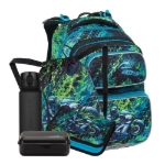 Obrázek z Bagmaster DOPI 25 B velký školní set pro prvňáčky – motorka Modrá 18 l 