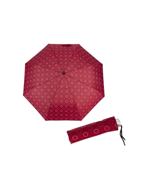 Obrázek z DOPPLER Mini Light - dámský skládací deštník červená 