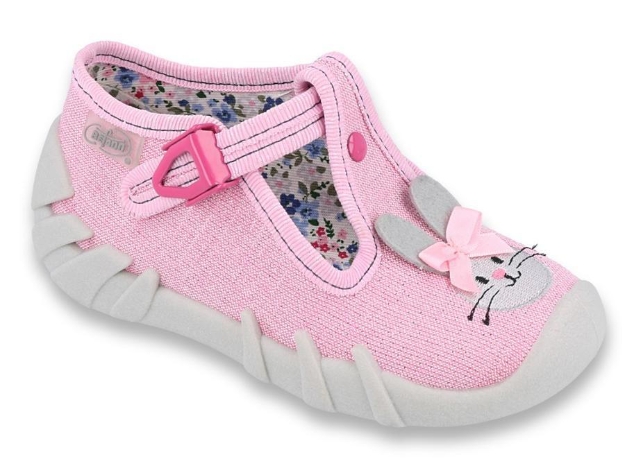 Obrázek z BEFADO 110P374 dívčí obuv přezka růžová zajíček 