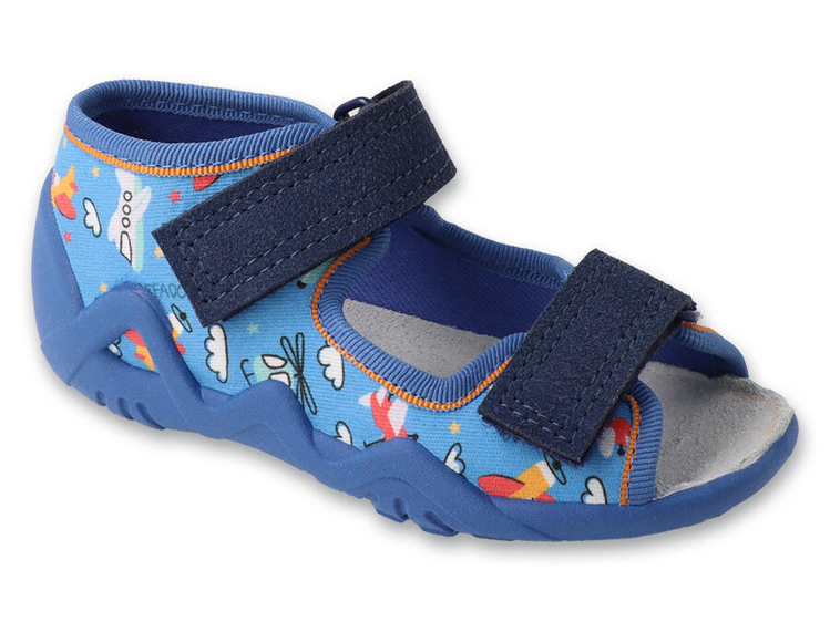 Obrázek z BEFADO 350P052 chlap sandálky SNAKE letadla 