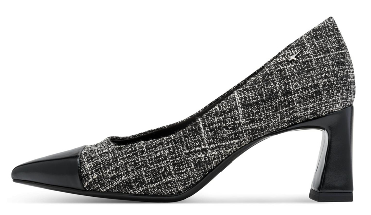 Obrázek z Tamaris 1-22466-45-009 Dámské lodičky černo / bílé 