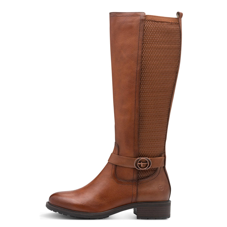 Obrázek z Tamaris 1-25618-43-305 Dámské kozačky hnědé 