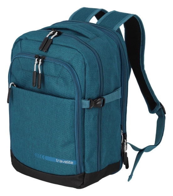 Obrázek z Travelite Kick Off Cabin Backpack Petrol 20/23 L 