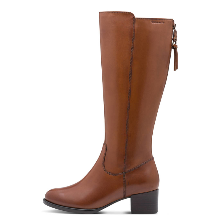 Obrázek z Tamaris 1-25539-45-305 Dámské kozačky hnědé 