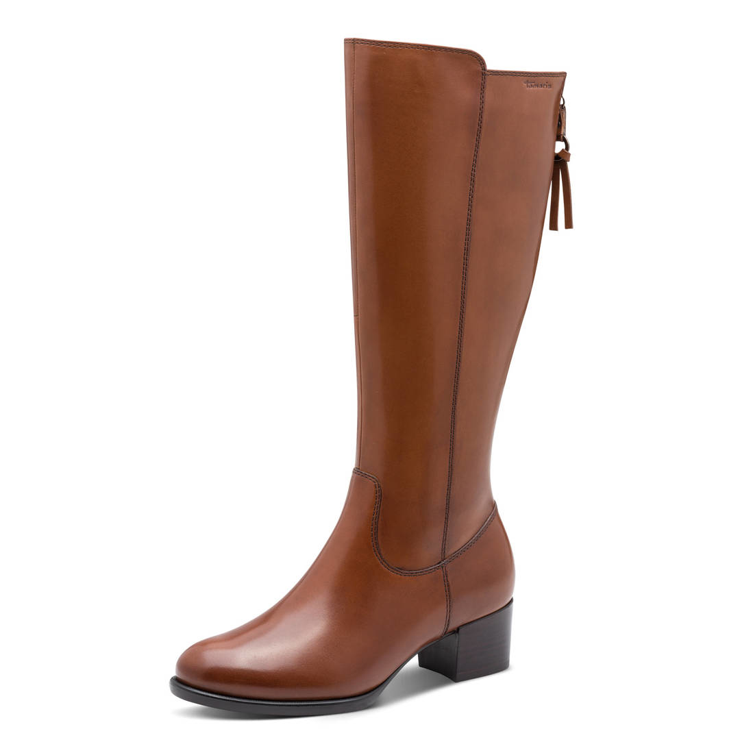 Tamaris 1-25539-45-305 Dámské kozačky hnědé | Coolboty.cz