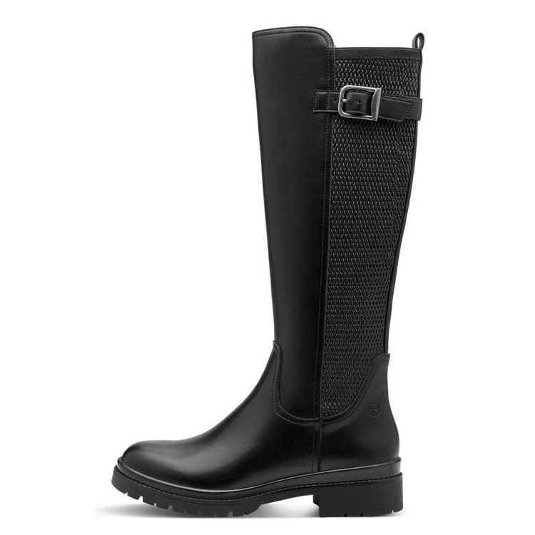 Obrázek z Tamaris 1-25625-45-001 Dámské kozačky černé 