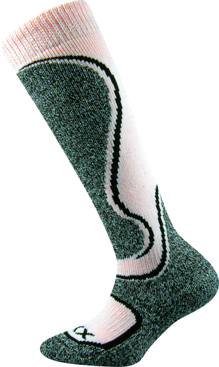 Obrázek z VOXX Podkolenky dětské zimní CARVING lyžařské RŮŽOVÉ 