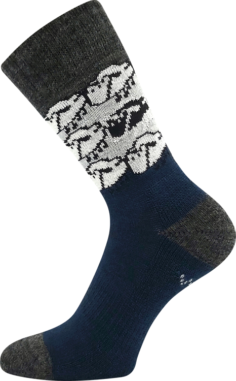 Obrázek z VOXX Ponožky silné zimní KAIKOURA s vlnou TMAVĚ MODRÉ 