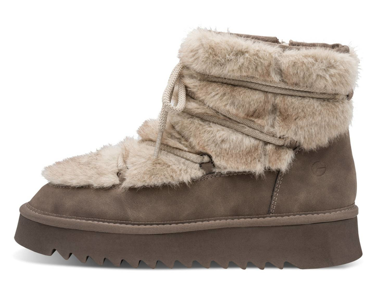 Obrázek z Tamaris 1-26475-45-341 Dámské zimní kotníkové boty taupe 