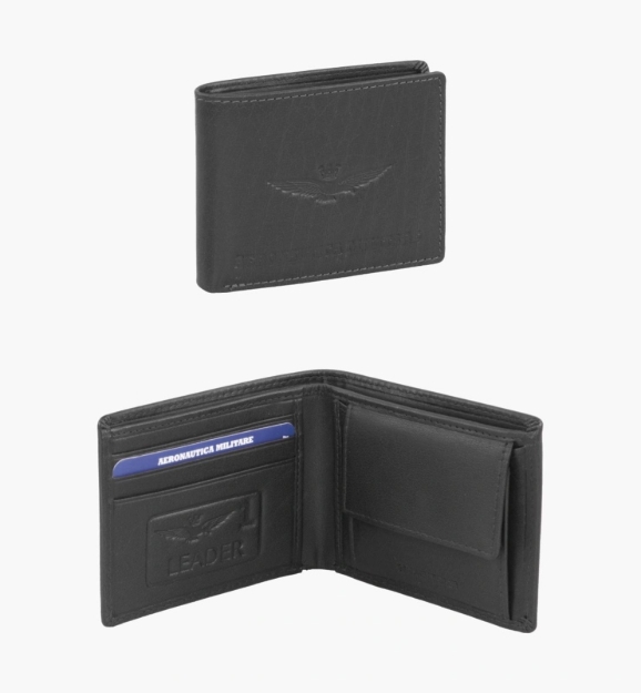 Obrázek z Peněženka Aeronautica Militare New Eagle AM-240-01 černá 