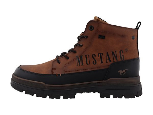 Obrázek z Mustang 15M0101004 Pánské zimní kotníkové boty hnědé 