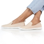 Obrázek z Batz Elmira Beige Dámské kožené mokasíny béžové 