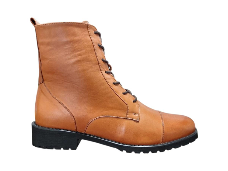 Obrázek z Wild 077-46498 Dámské celokožené kotníkové boty rust 